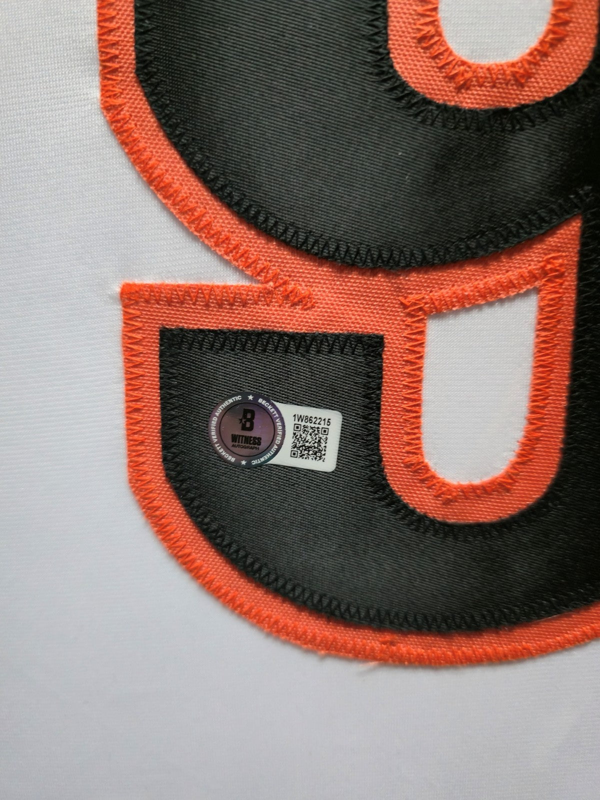 Framed San Francisco Giants Matt Williams Autographed Signed Jersey Beckett Holo