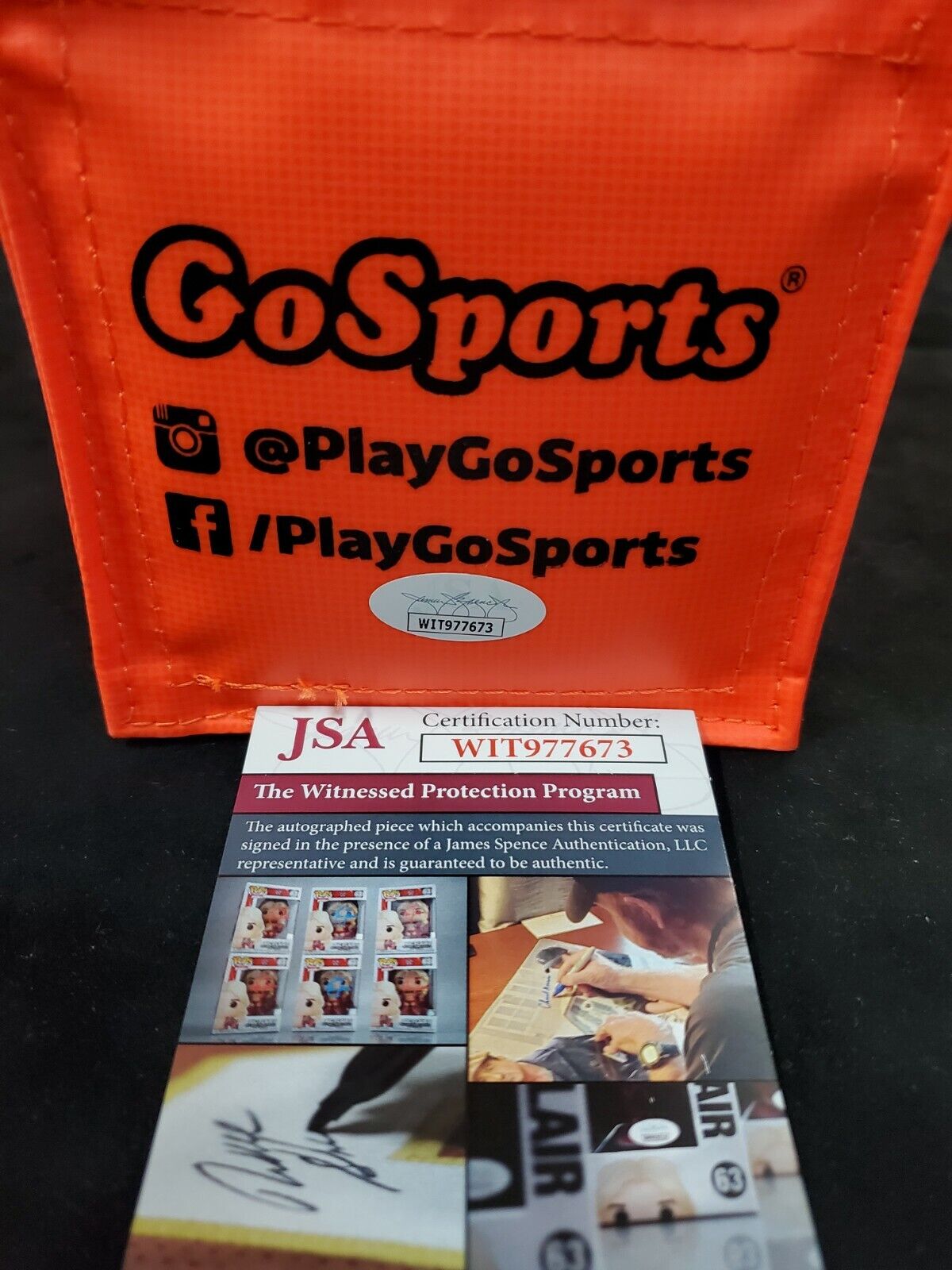 MVP Authentics Jevon Holland Autographed Signed End Zone Pylon Jsa Coa 135 sports jersey framing , jersey framing