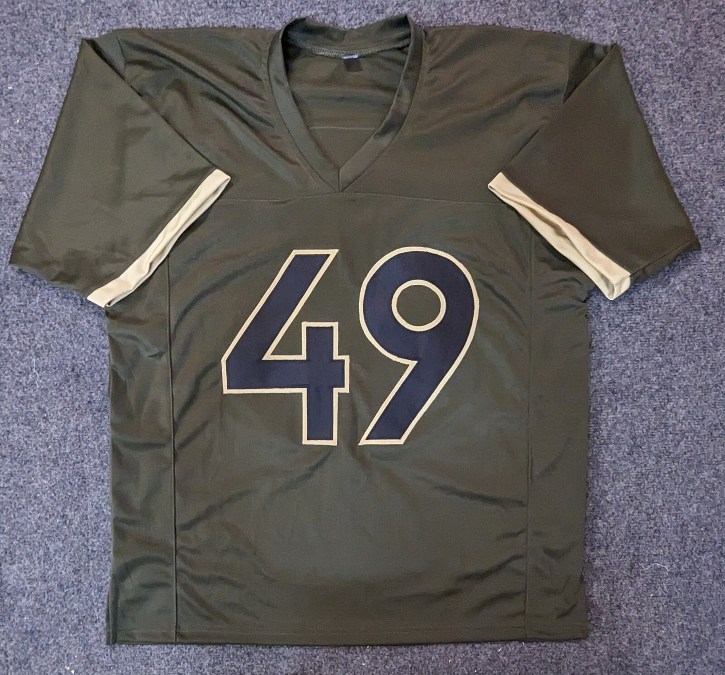 Denver Broncos Alex Singleton Autographed Signed Salute To Service Jersey Jsa