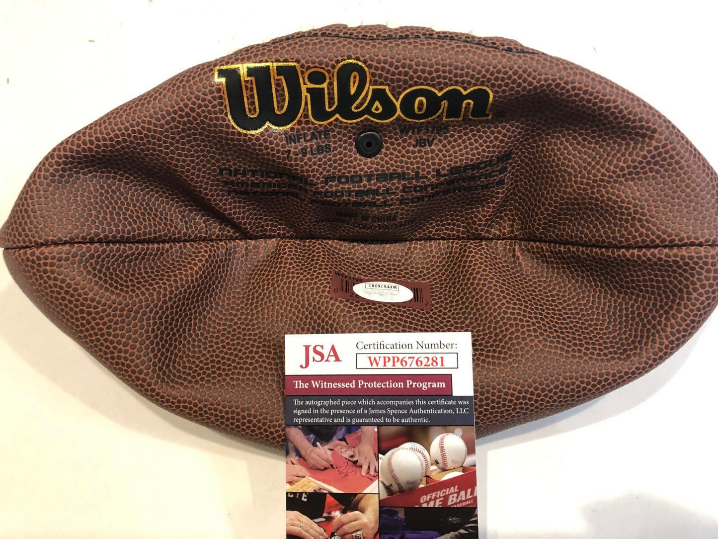 Philadelphia Eagles Shareef Miller Autographed Signed Nfl Football Jsa Coa