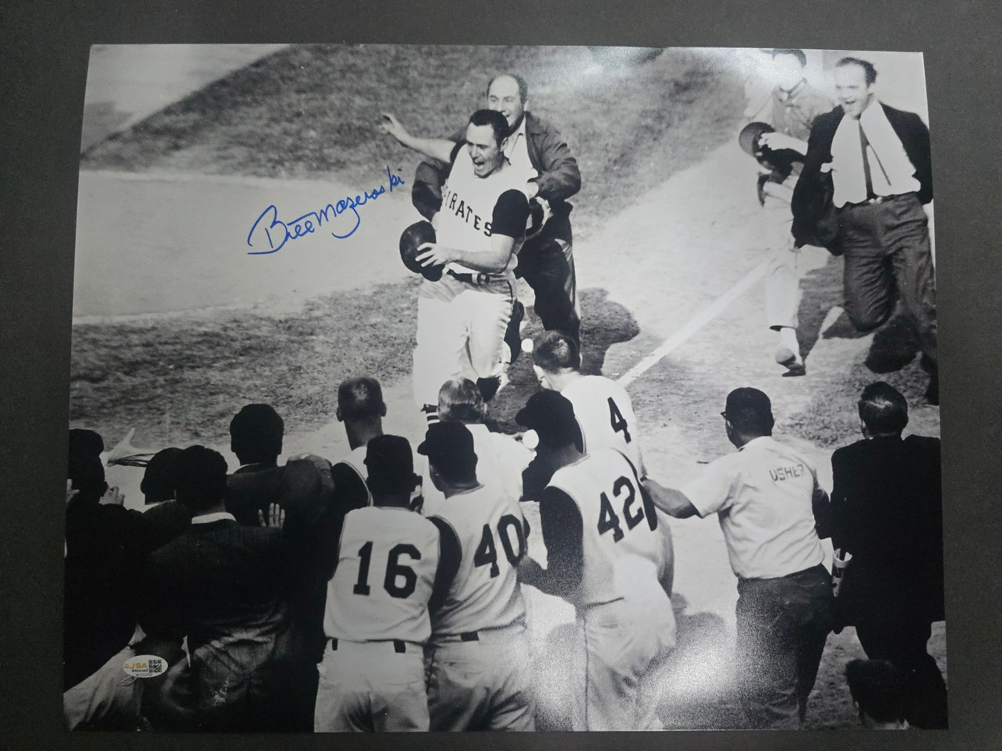 Bill Mazeroski Autographed Signed Pittsburgh Pirates 16X20 Photo Jsa Coa