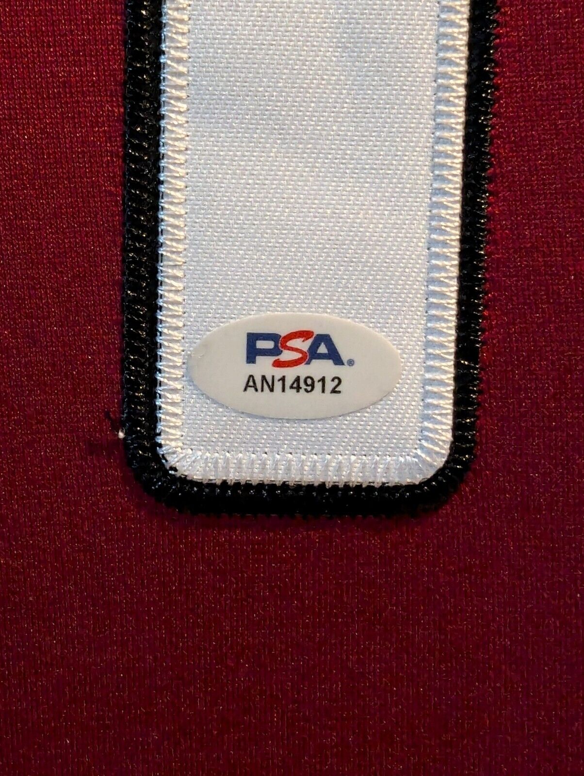 Suede Framed Arizona Cardinals Larry Fitzgerald Autographed Signed Jersey Psa