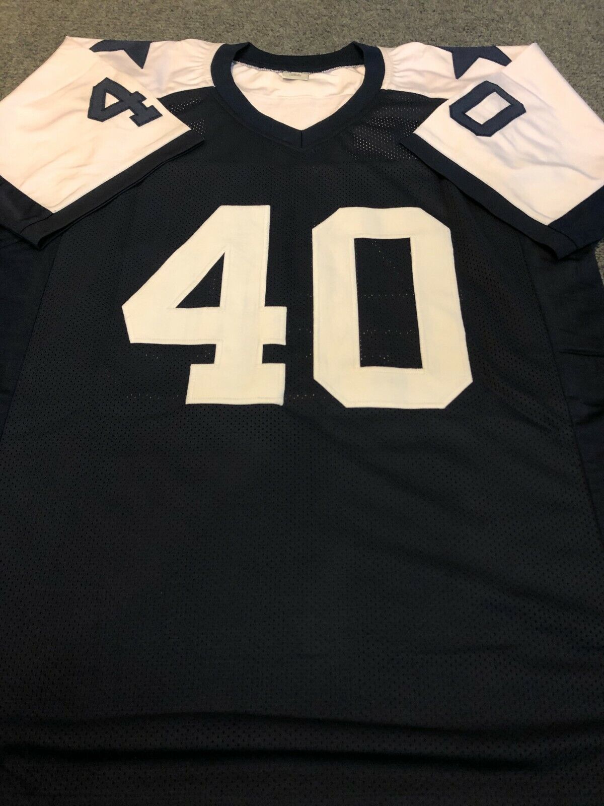 MVP Authentics Dallas Cowboys Bill Bates Autographed Signed Jersey Jsa Coa 107.10 sports jersey framing , jersey framing