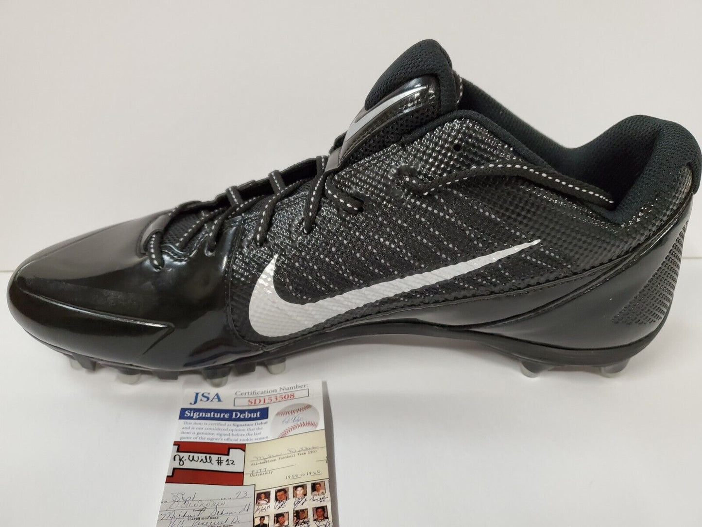 MVP Authentics Las Vegas Raiders Tre'von Moehrig Autographed Signed Cleat Jsa Coa 121.50 sports jersey framing , jersey framing