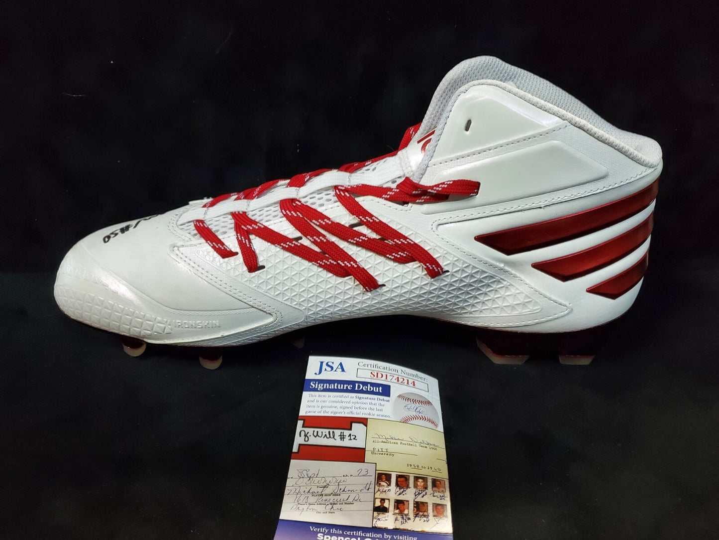 Buffalo Bills Greg Rousseau Autographed Signed Cleat Jsa Coa