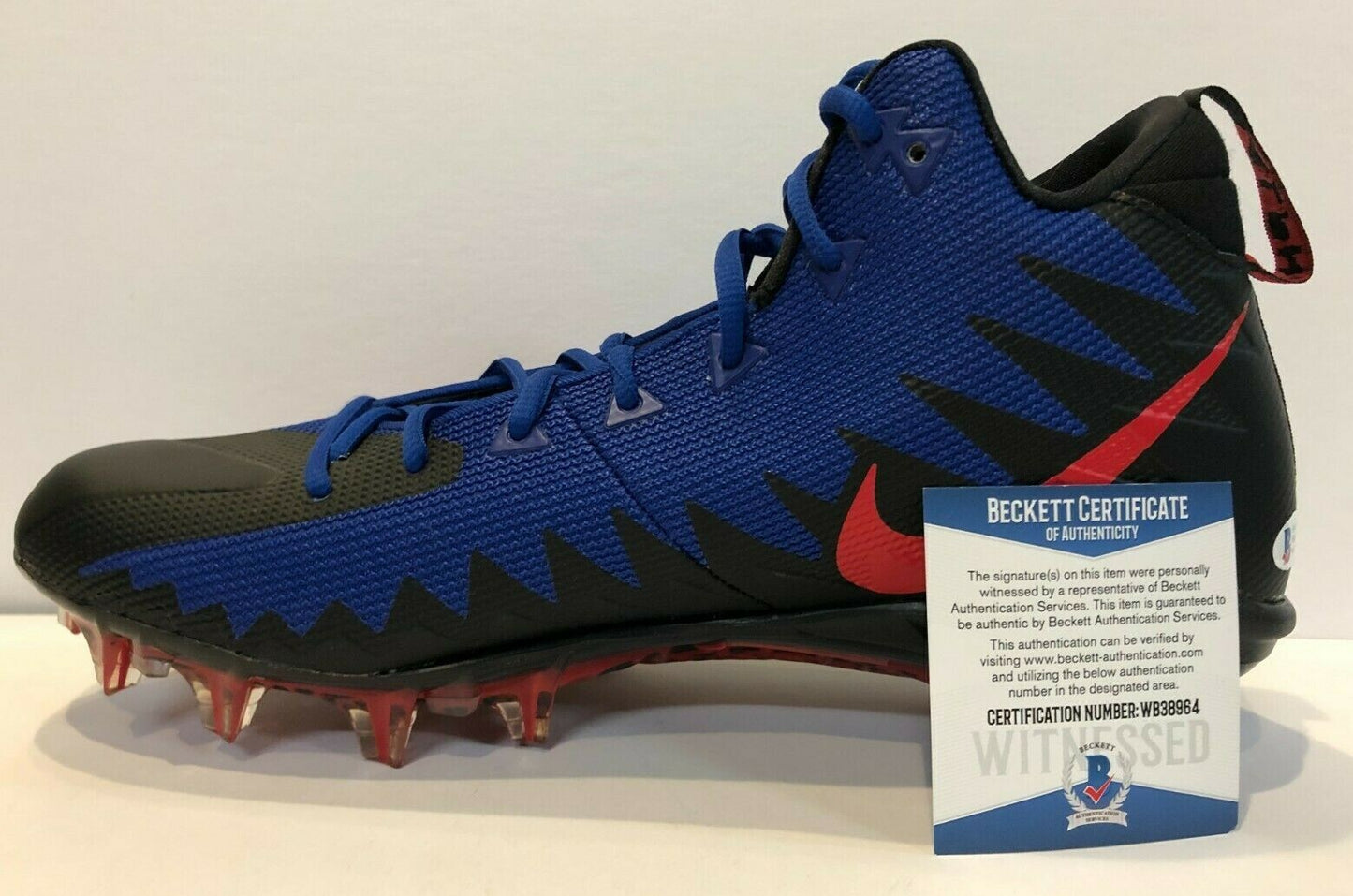Buffalo Bills John Brown Autographed Signed Nike Cleat Beckett Coa