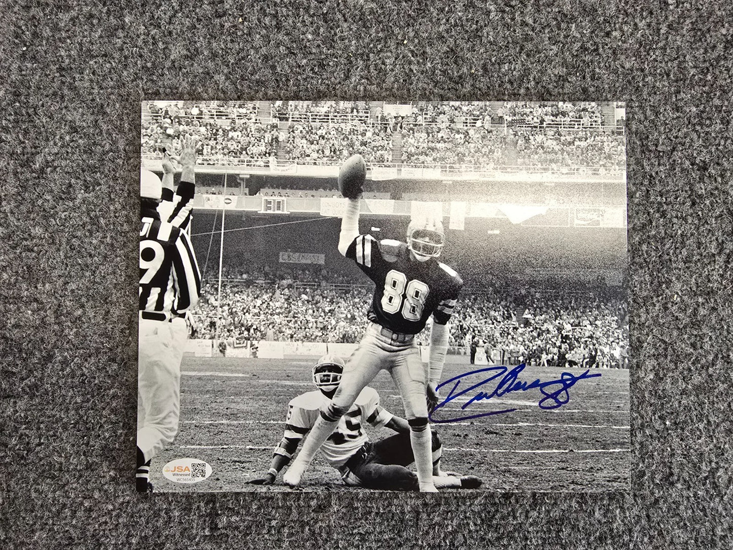 Dallas Cowboys Drew Pearson Autographed Signed Inscribed 8X10 Photo Jsa Coa