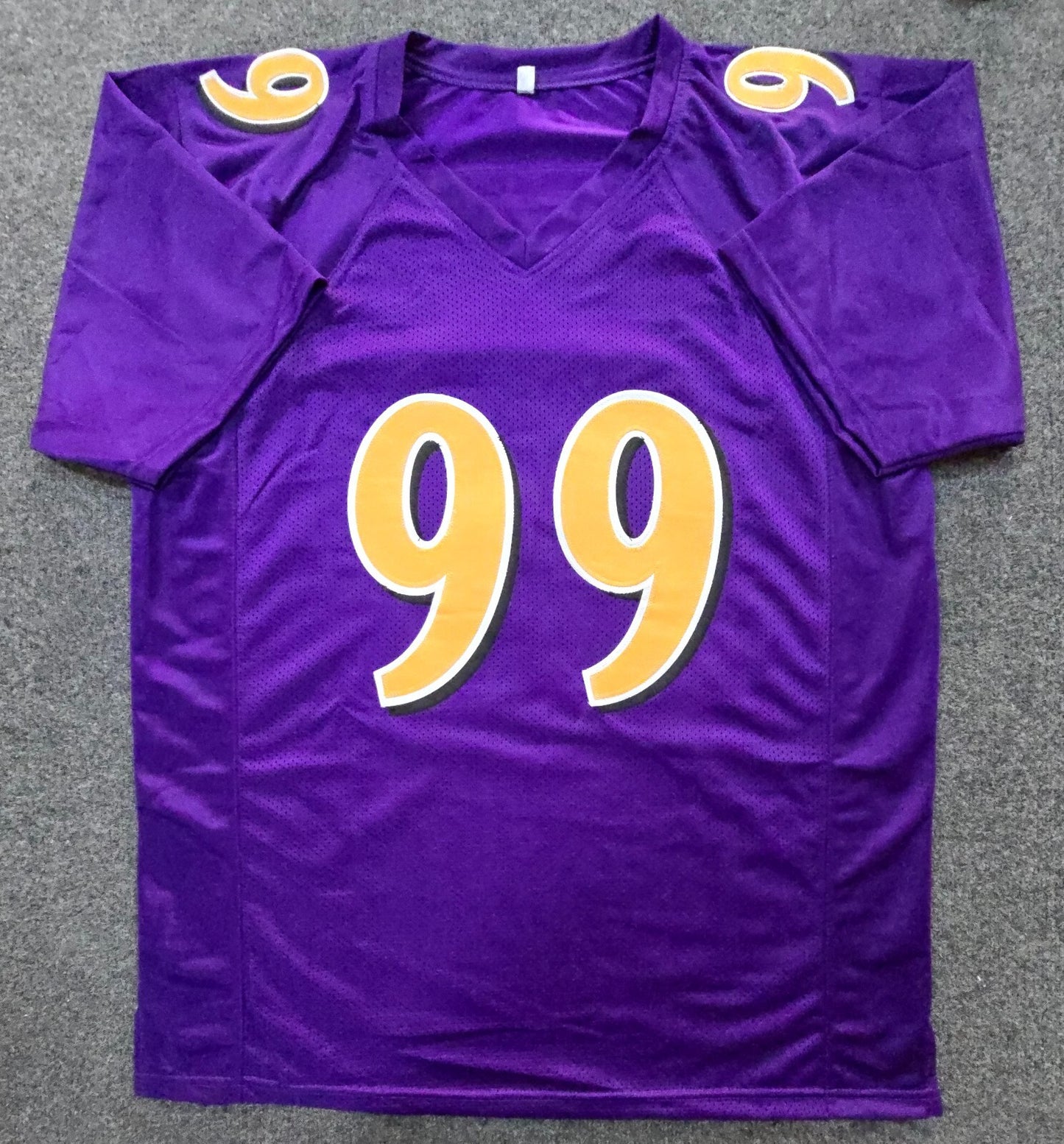 Baltimore Ravens Odafe Jayson Oweh Autographed Signed Jersey Jsa Coa New Gold
