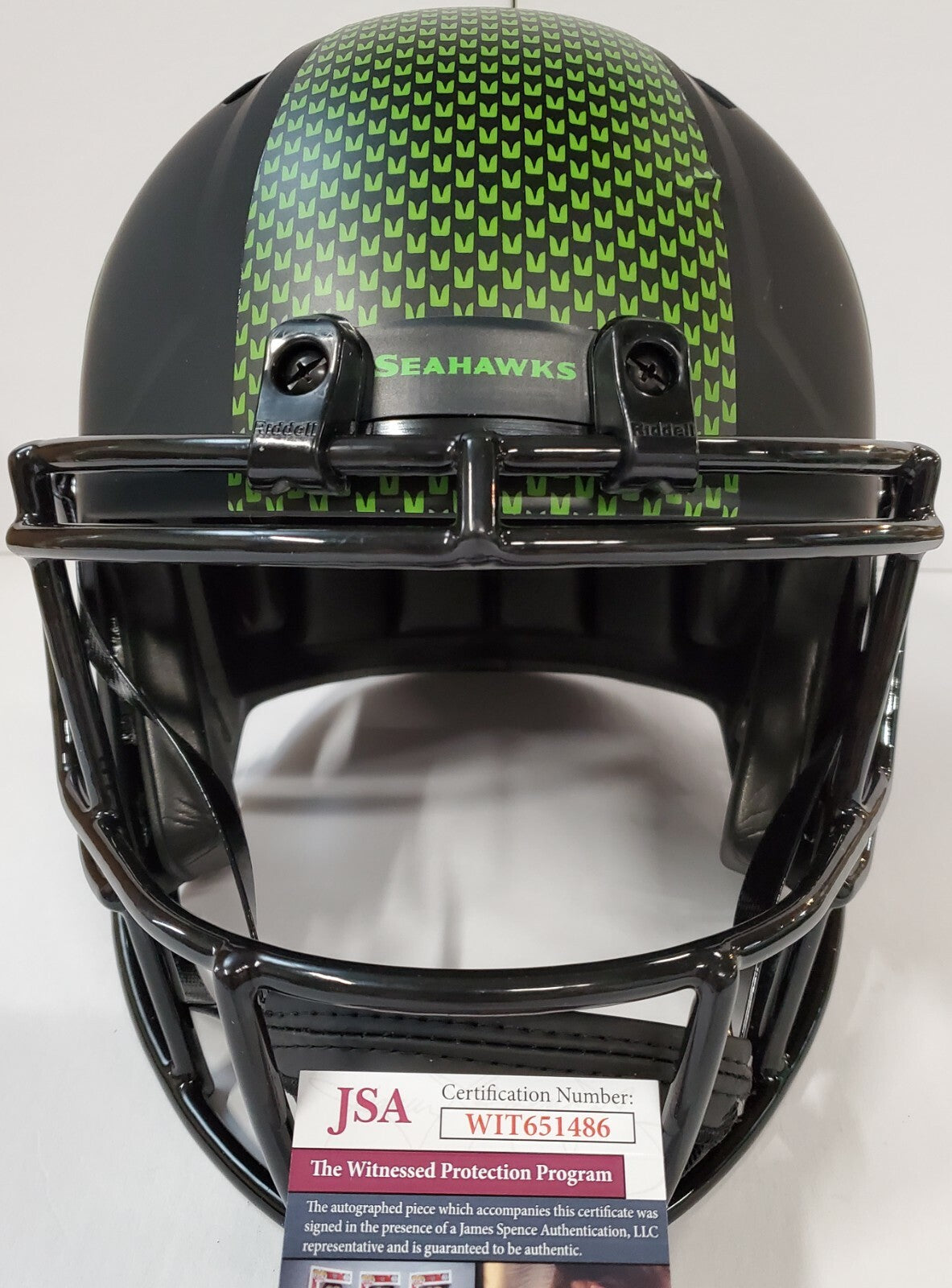 Seattle Seahawks Bobby Engram Autographed Full Sz Eclipse Replica Helmet Jsa Coa