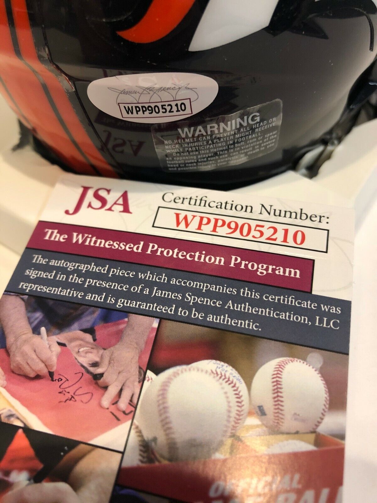 MVP Authentics Noah Fant Autographed Signed Denver Broncos Mini Helmet Jsa Coa 107.10 sports jersey framing , jersey framing