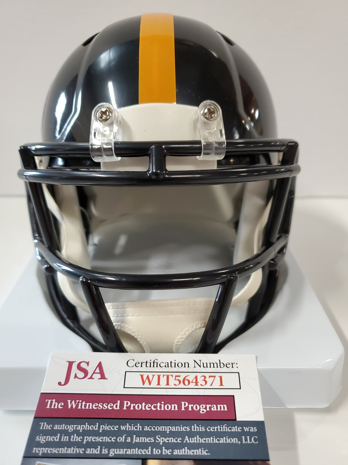 Pittsburgh Steelers Brett Keisel Autographed Signed Mini Helmet Jsa Coa