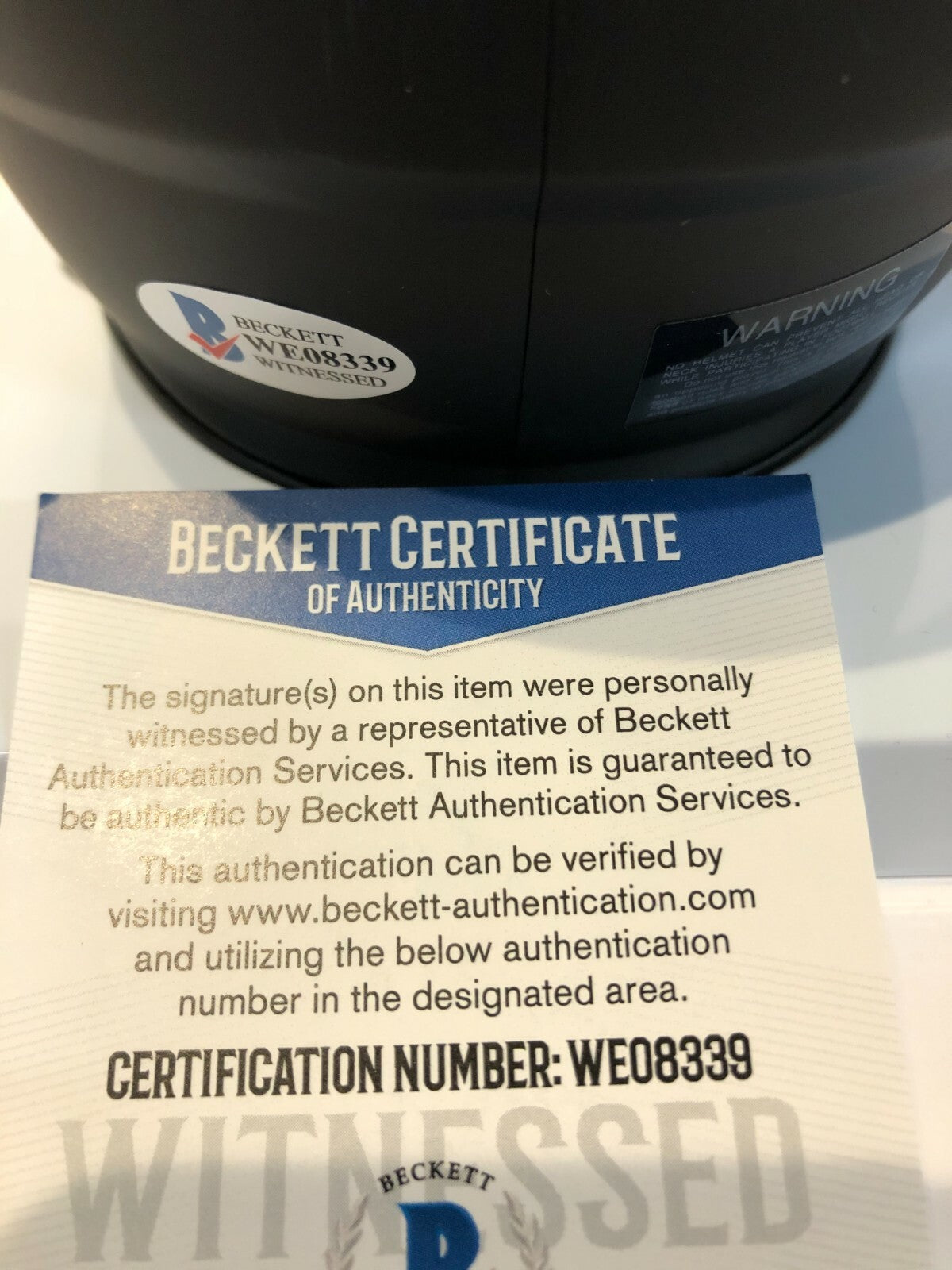 N'keal Harry Signed New England Patriots Eclipse Mini Helmet Beckett Coa