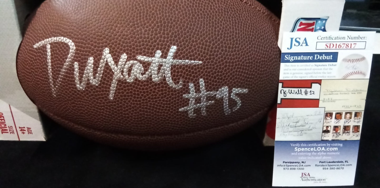 Green Bay Packers Devonte Wyatt Autographed Signed Football Jsa Coa