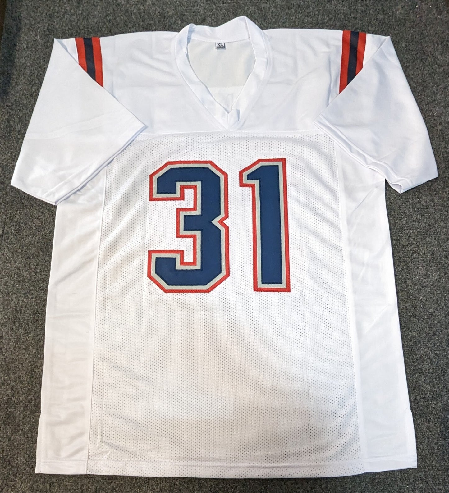 New England Patriots Jonathan Jones Autographed Signed Jersey Jsa Coa