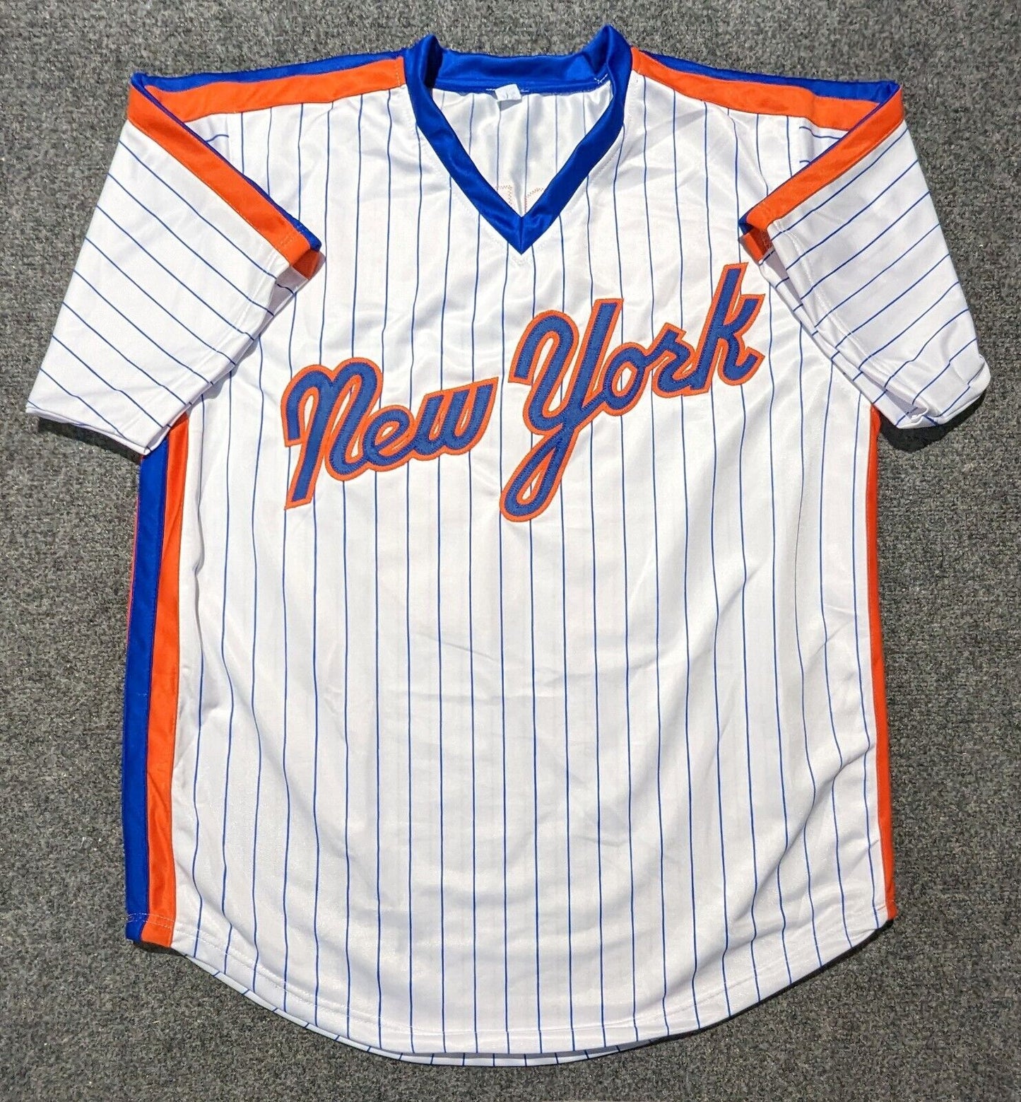 MVP Authentics New York Mets Bret Saberhagen Autographed Signed Custom Jersey Jsa Coa 90 sports jersey framing , jersey framing