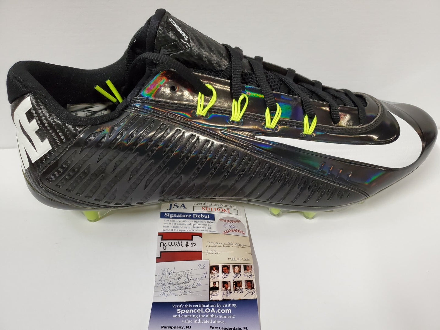Patrick Surtain Ii Autographed Signed Nike Cleat Jsa Coa