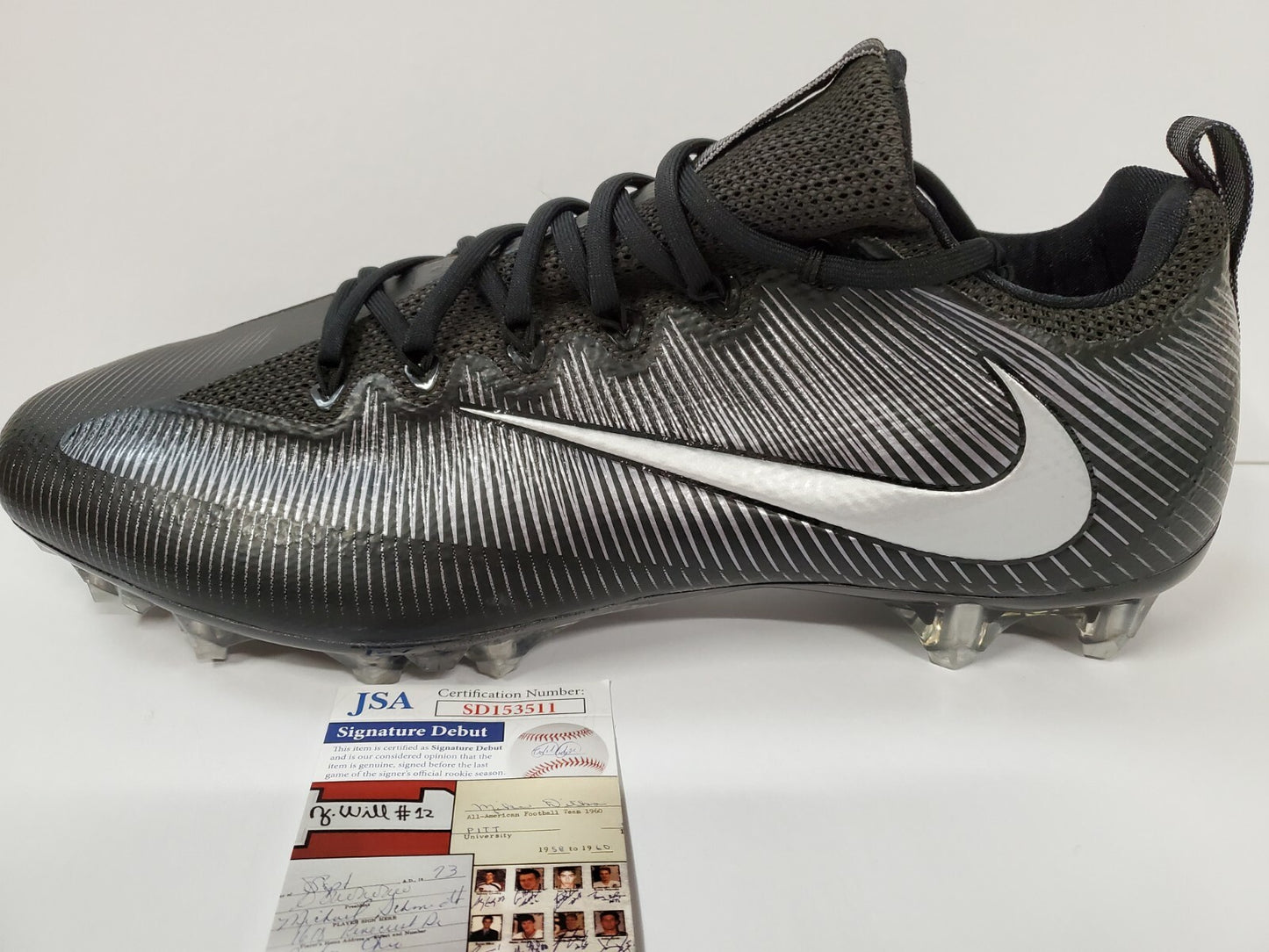 Carolina Panthers Tre'von Moehrig Autographed Signed Cleat Jsa Coa