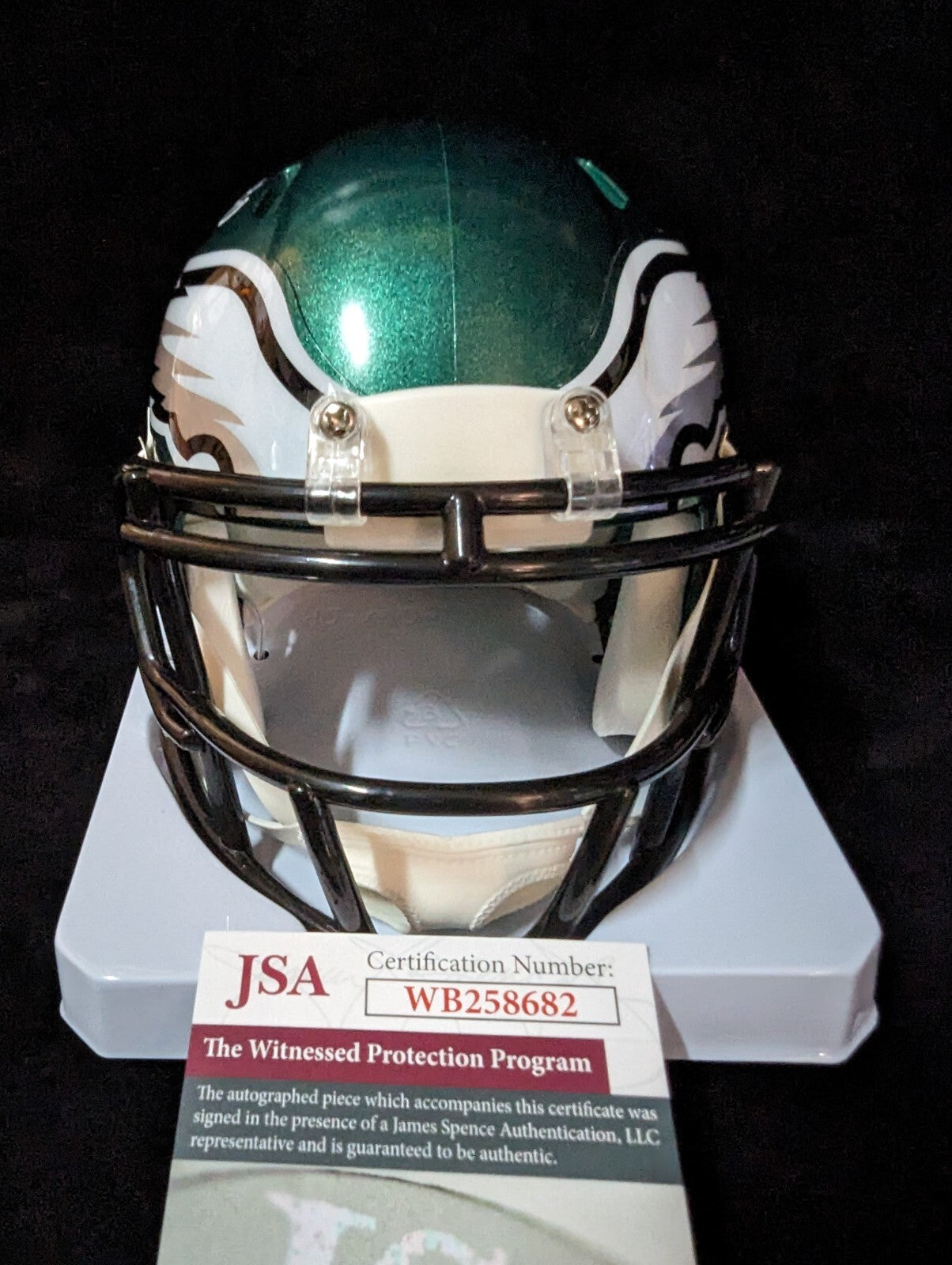 Philadelphia Eagles Bryce Huff Autographed Signed Speed Mini Helmet Jsa Coa