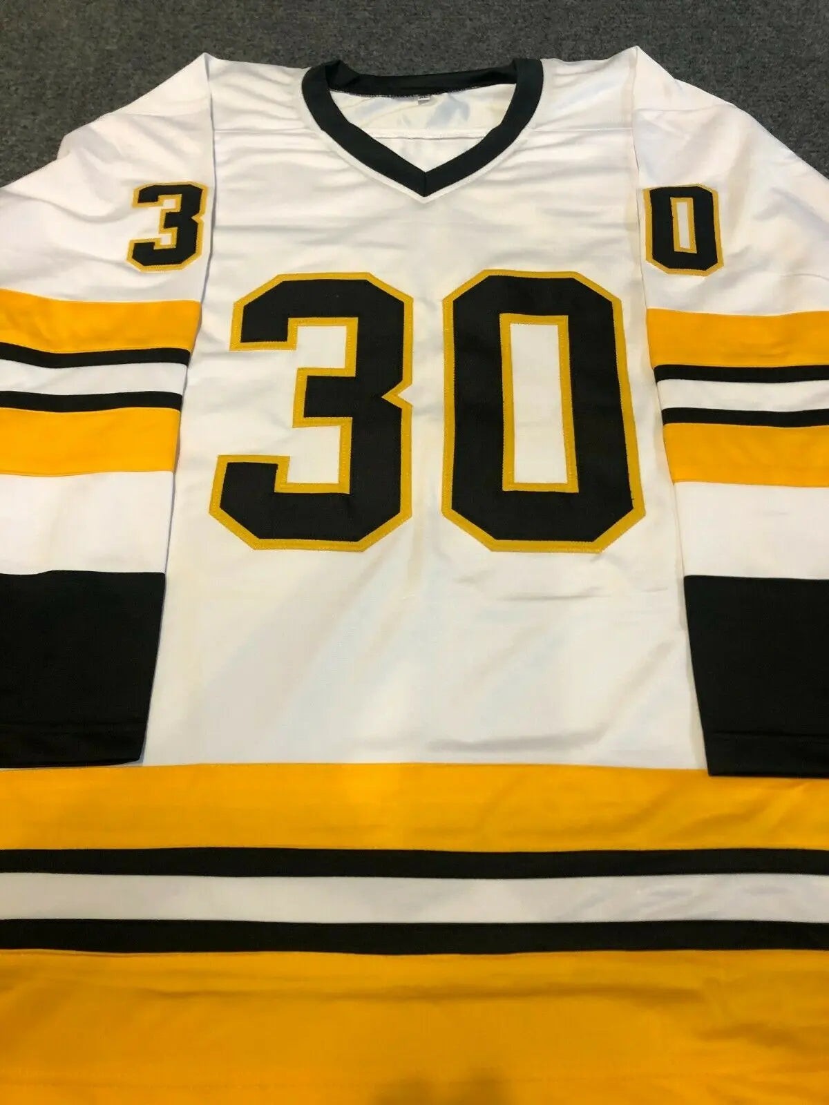 Boston Bruins Gerry Cheevers Autographed Signed Inscribed Jersey Jsa Coa