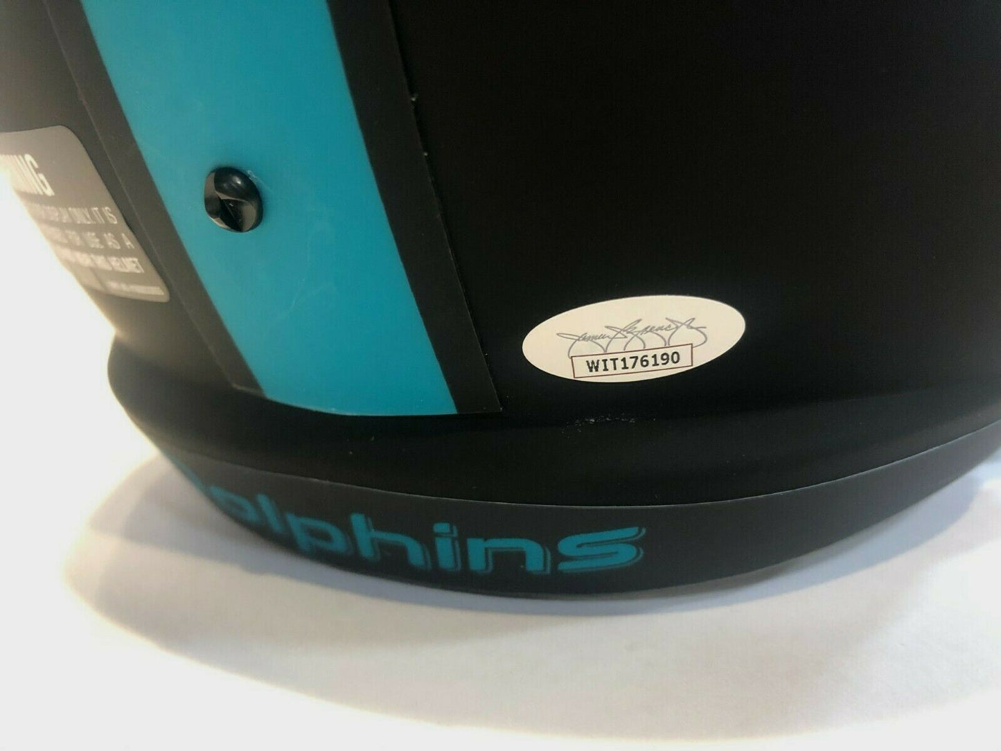 Jason Taylor Signed Miami Dolphins Full Size Eclipse Replica Helmet Jsa Coa