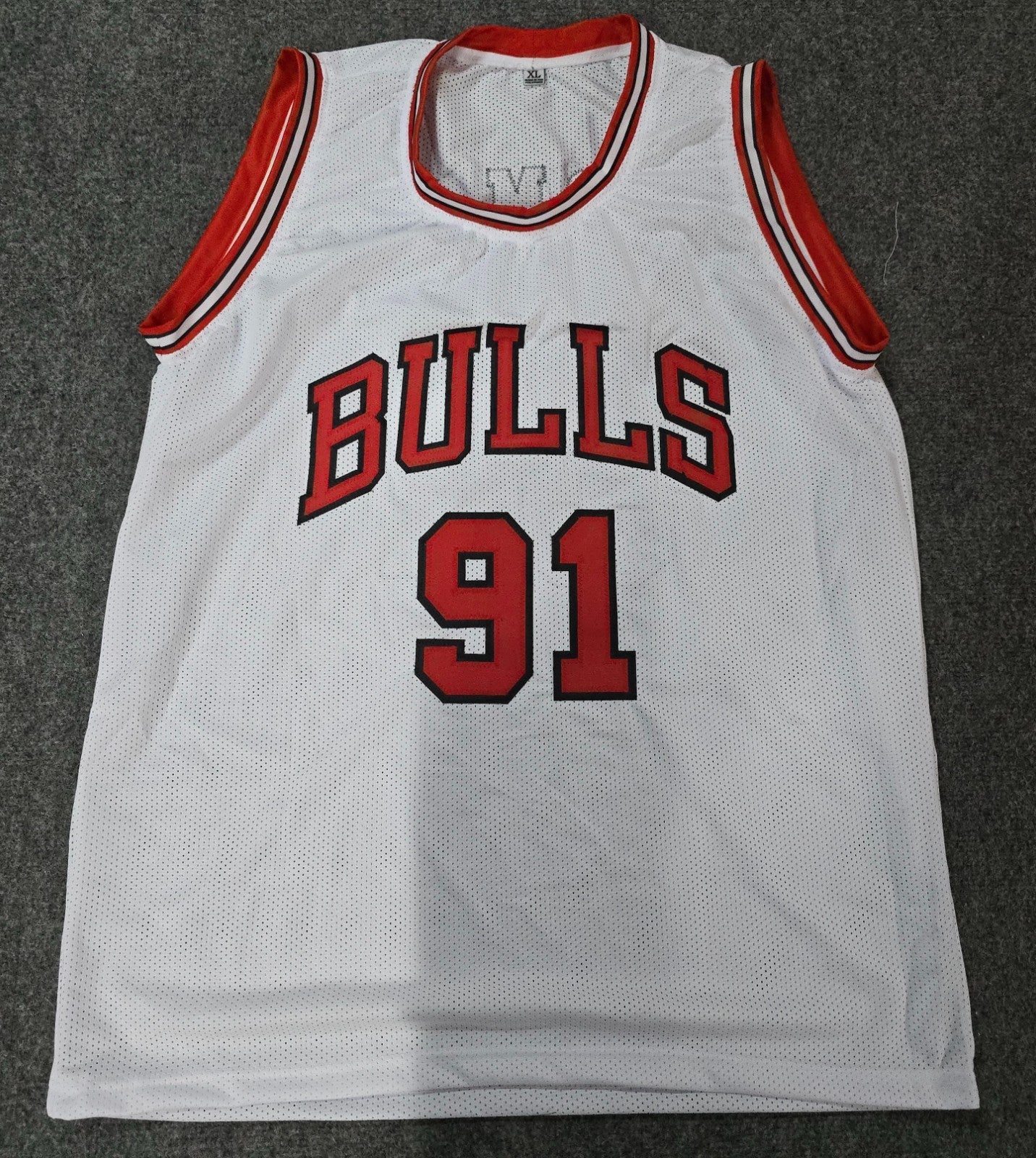 Chicago Bulls Dennis Rodman Autographed Signed Jersey Jsa Holo