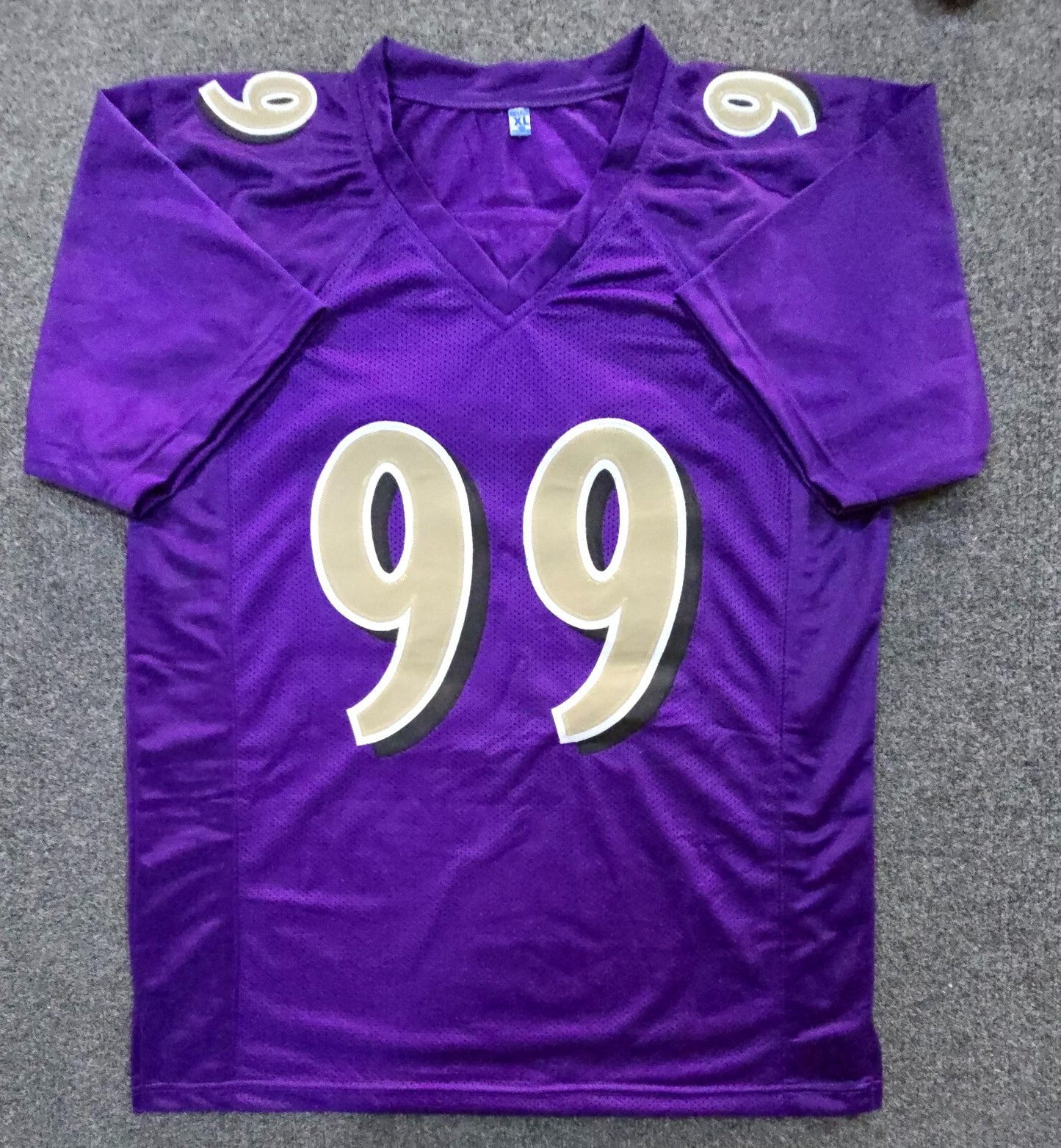 Baltimore Ravens Odafe Jayson Oweh Autographed Signed Jersey Jsa Coa Old Gold