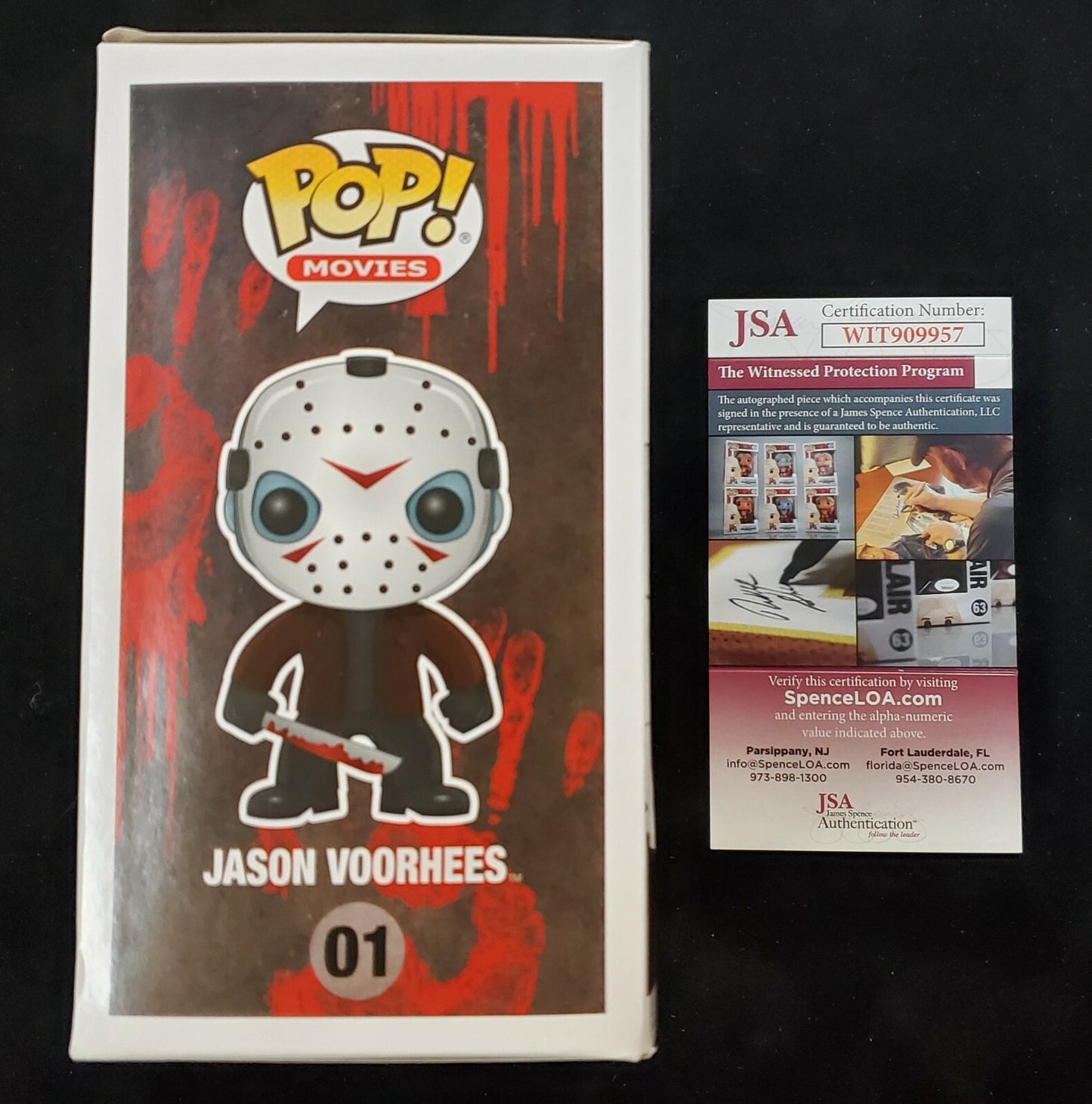 Ari Lehman Signed Insc Friday The 13Th Jason Voorhees Funko Pop Jsa Coa