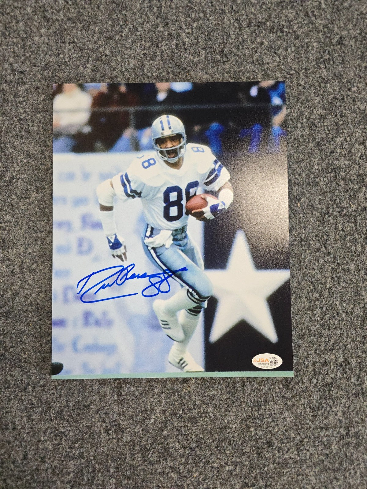 Dallas Cowboys Drew Pearson Autographed Signed Inscribed 8X10 Photo Jsa Coa