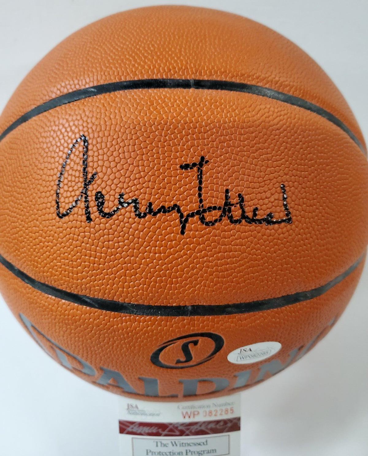 Jerry West Autographed Signed Full Size Basketball Jsa Coa