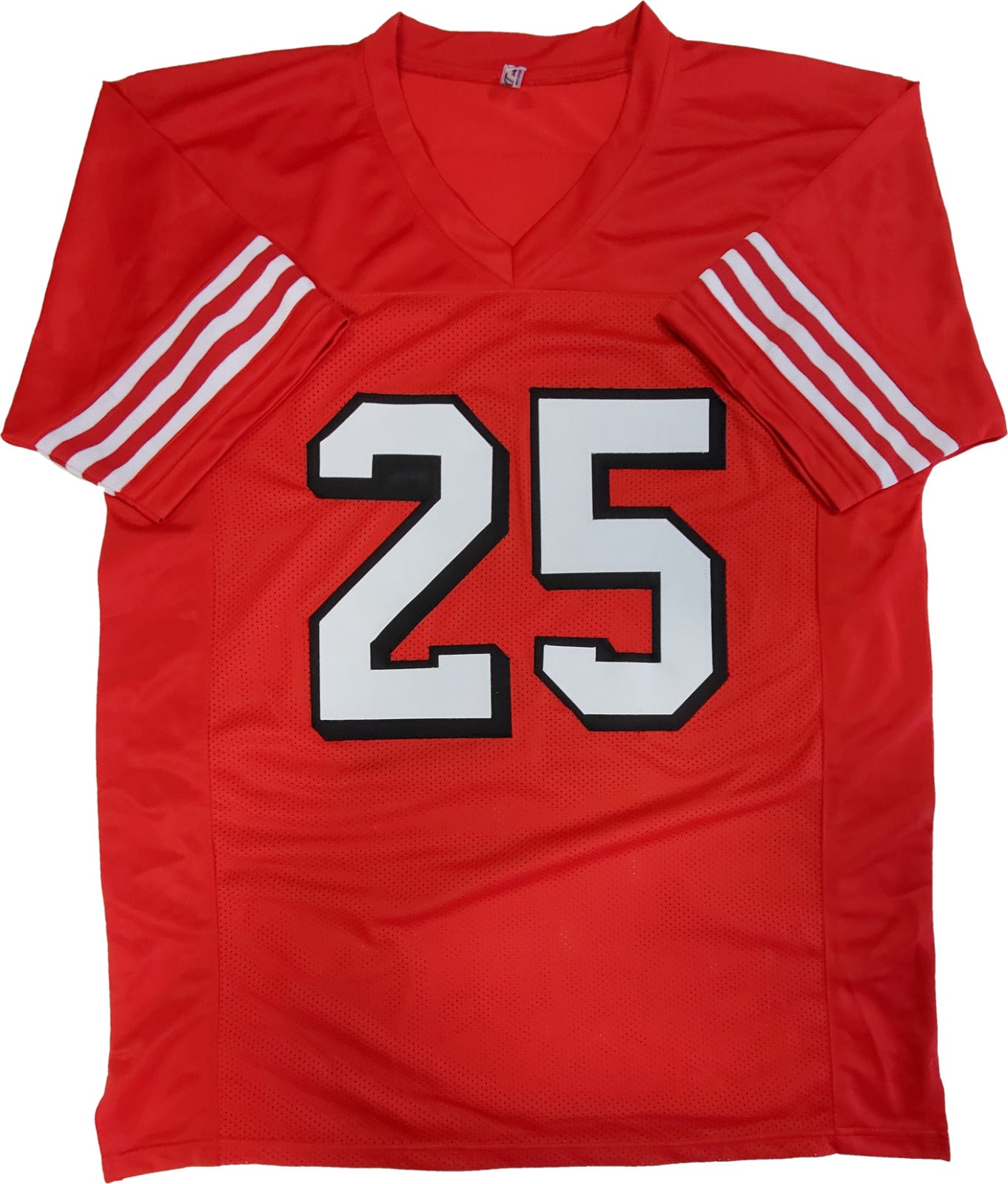 MVP Authentics San Francisco 49Ers Elijah Mitchell Autographed Signed Jersey Beckett Holo 107.10 sports jersey framing , jersey framing