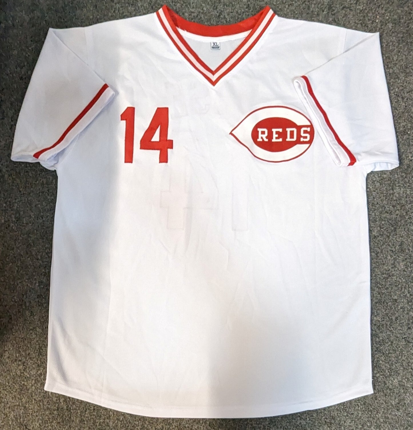 Cincinnati Reds Pete Rose Autographed Signed Custom Jersey Jsa Coa