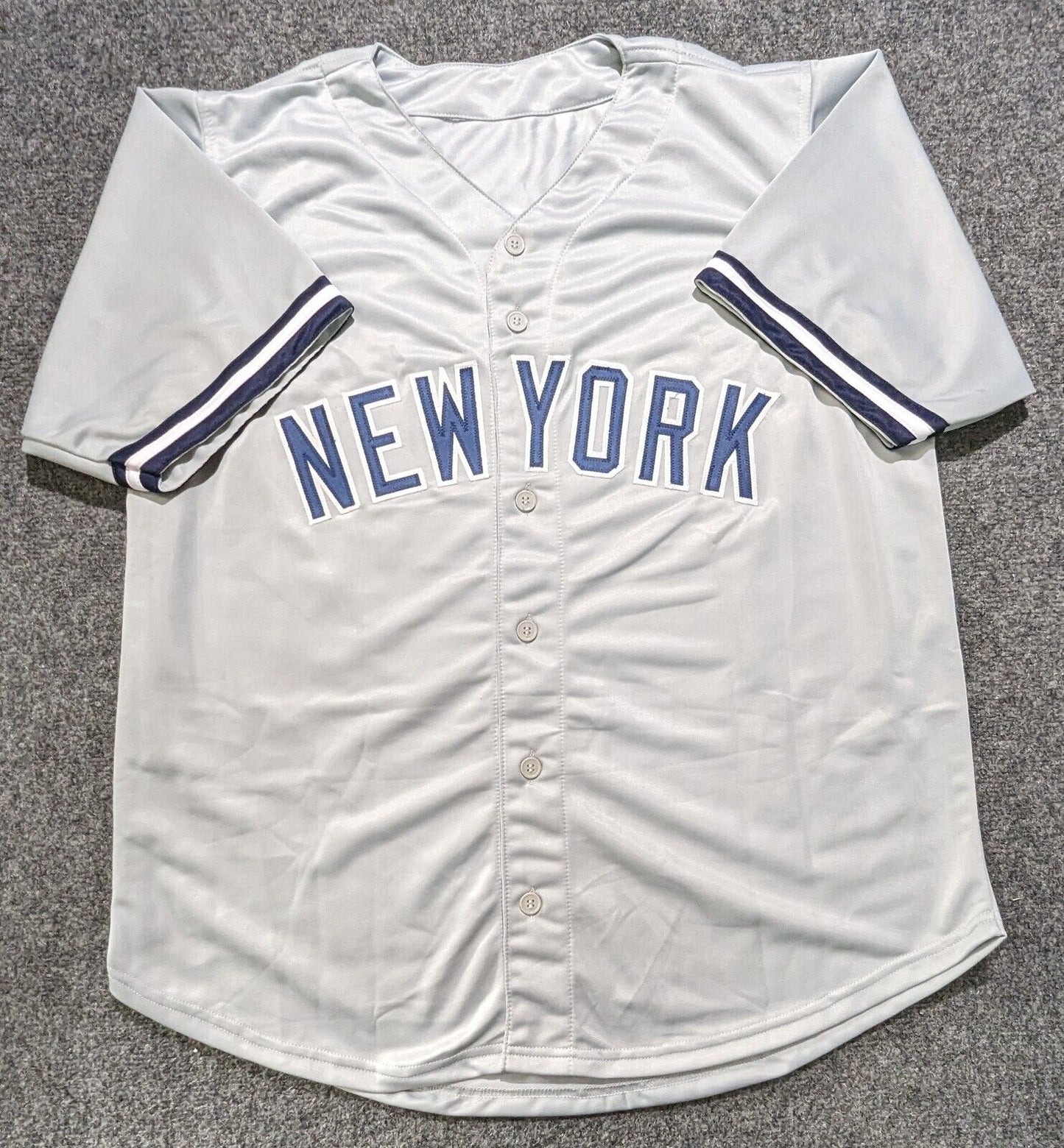 MVP Authentics New York Yankees Albert "Sparky" Lyle Signed Custom Jersey Beckett Holo 81 sports jersey framing , jersey framing