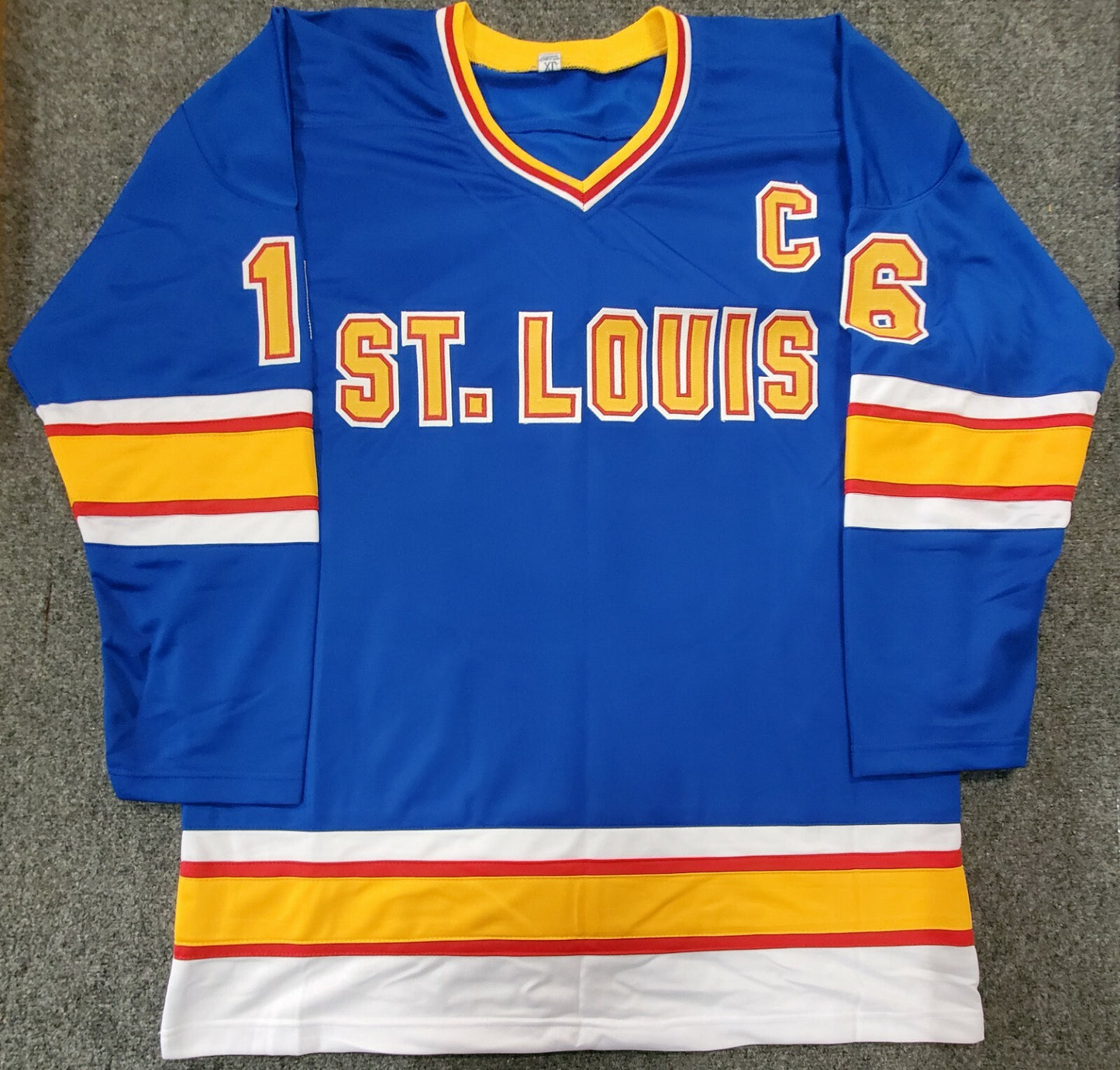 St Louis Blues Brett Hull Autographed Signed Jersey Beckett Coa