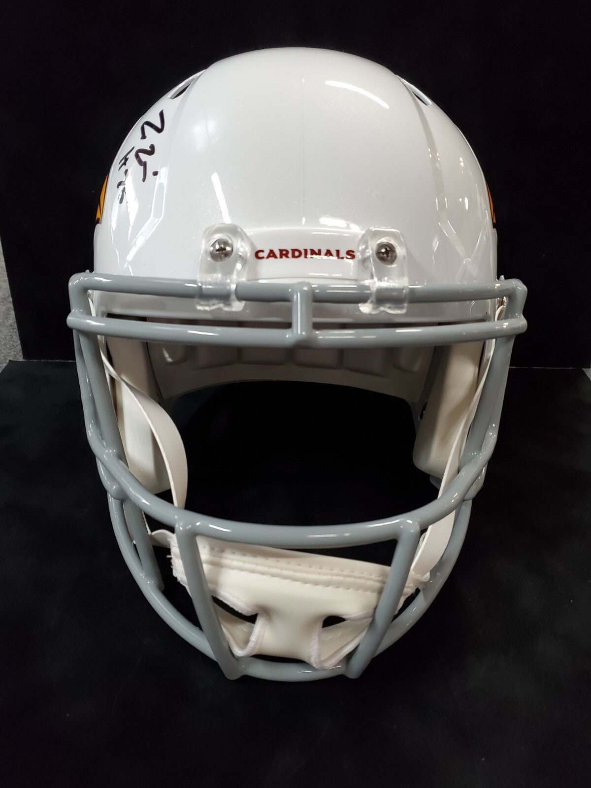 Arizona Cardinals Zaven Collins Autographed Full Size Speed Replica Beckett Holo