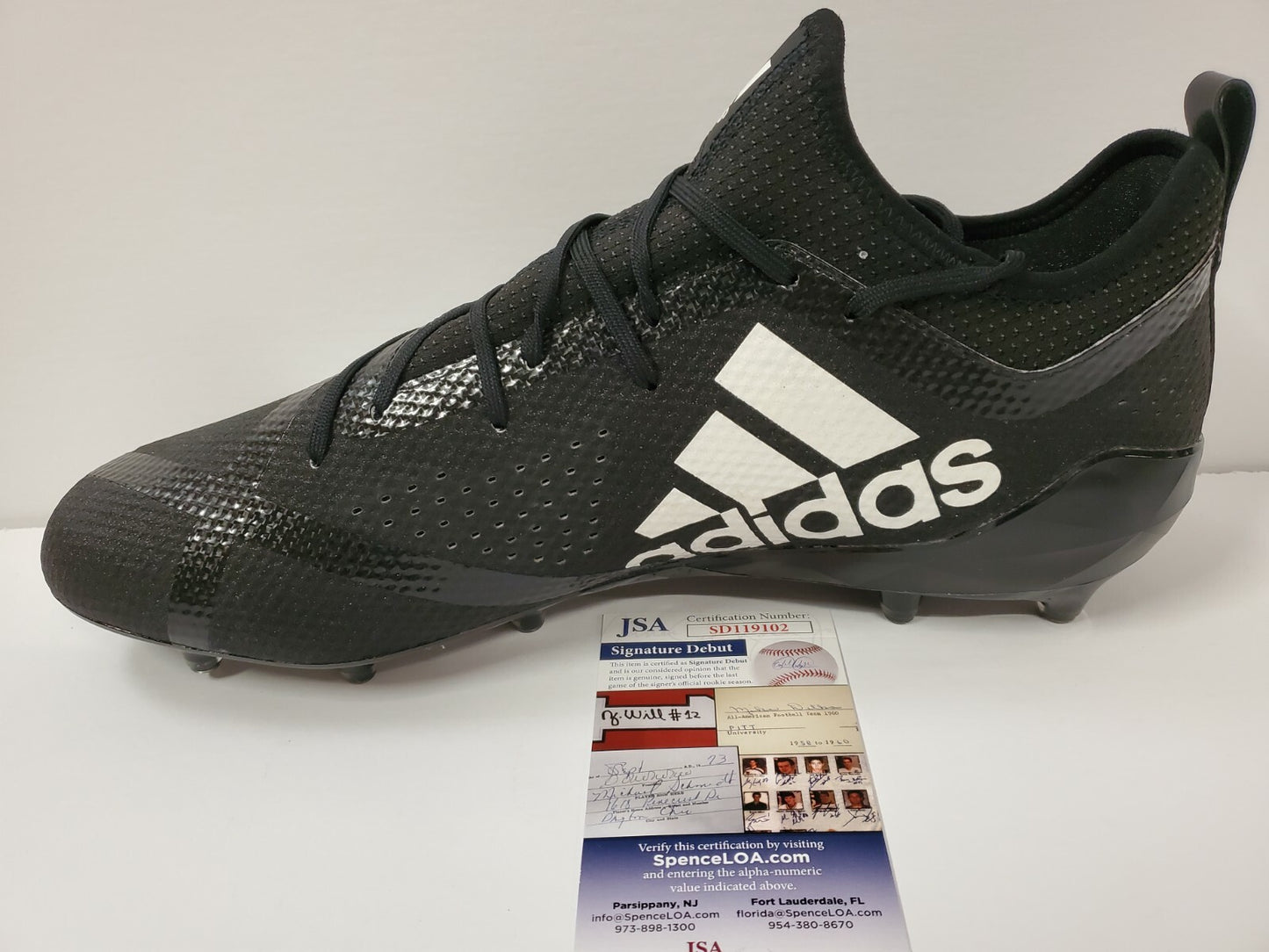 Javian Hawkins Autographed Signed Adidas Cleat Jsa Coa