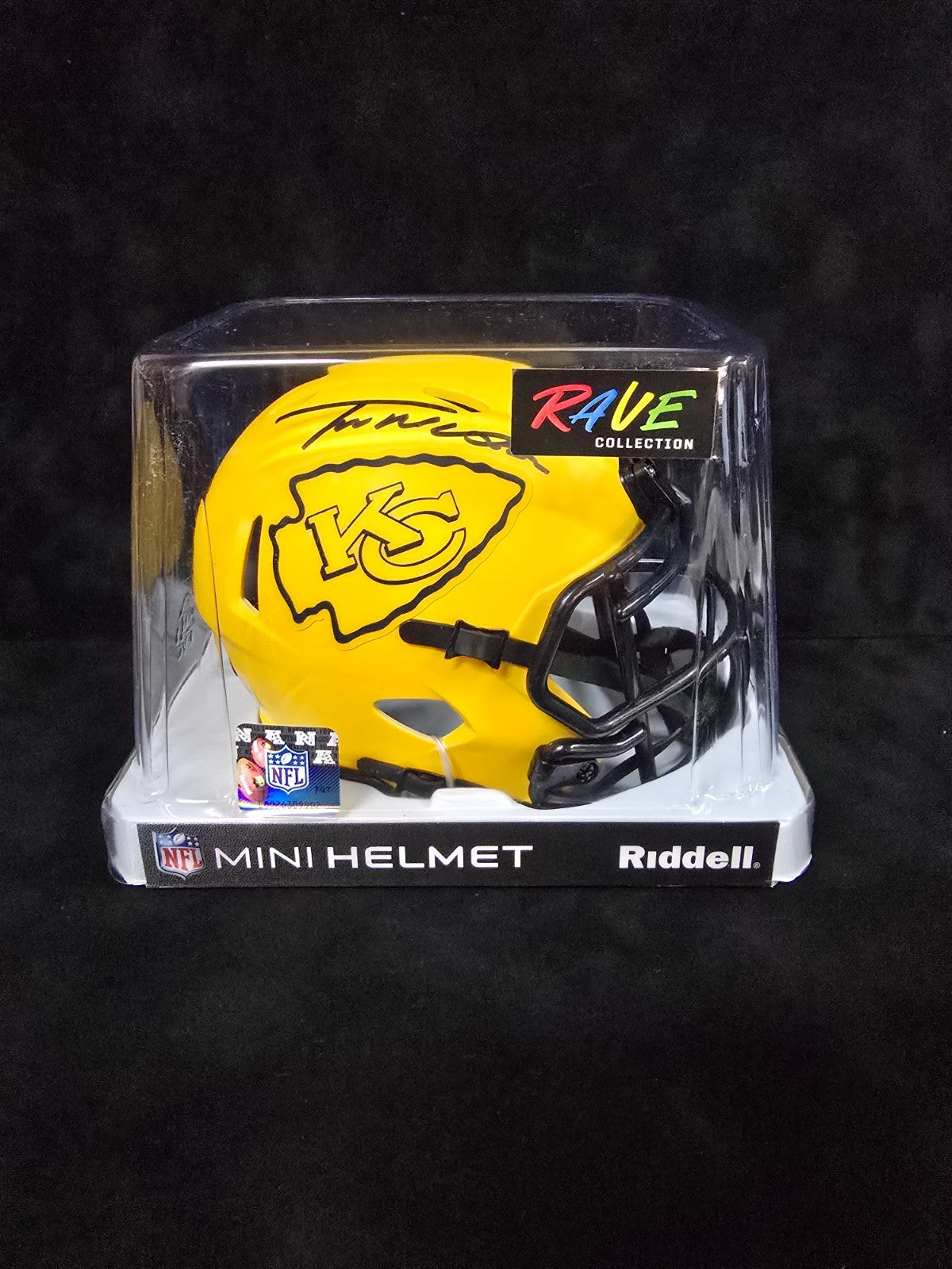 Kansas City Chiefs Trent Mcduffie Autographed Signed Rave Mini Helmet Beckett
