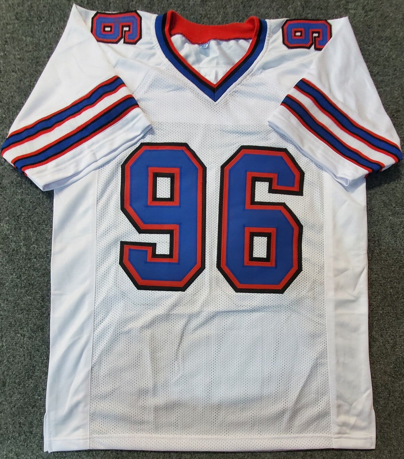 Buffalo Bills Carlos "Boogie" Basham Jr Autographed Signed Jersey Jsa Coa