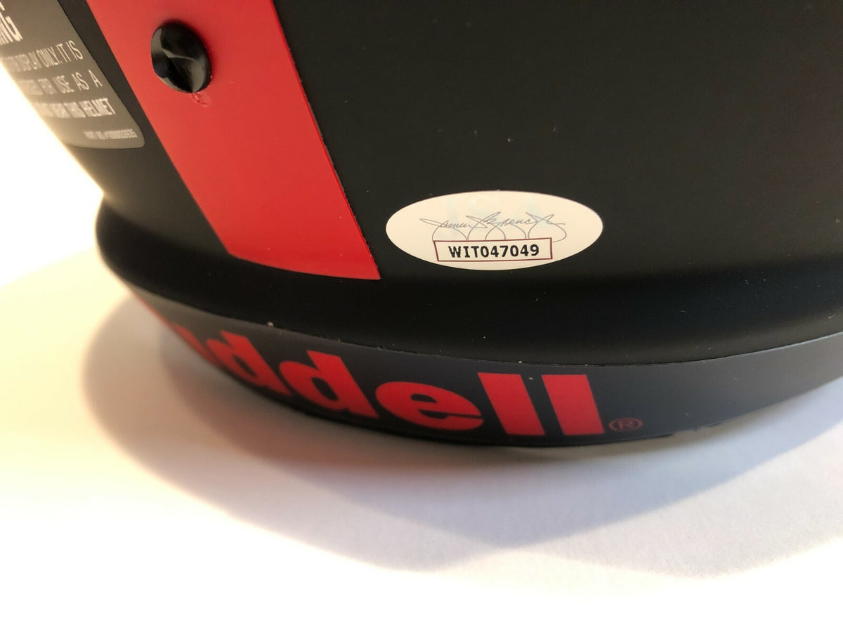 Neil Smith Signed Inscribed Nebraska Eclipse Replica Full Size Helmet Jsa Coa
