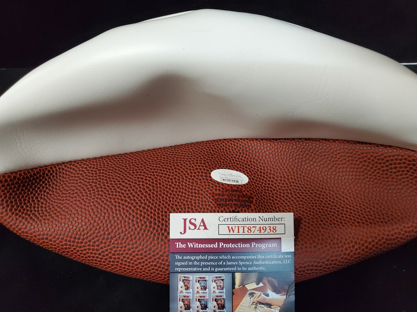 Arizona Cardinals Chase Edmonds & Rondale Moore Signed Logo Football Jsa Coa