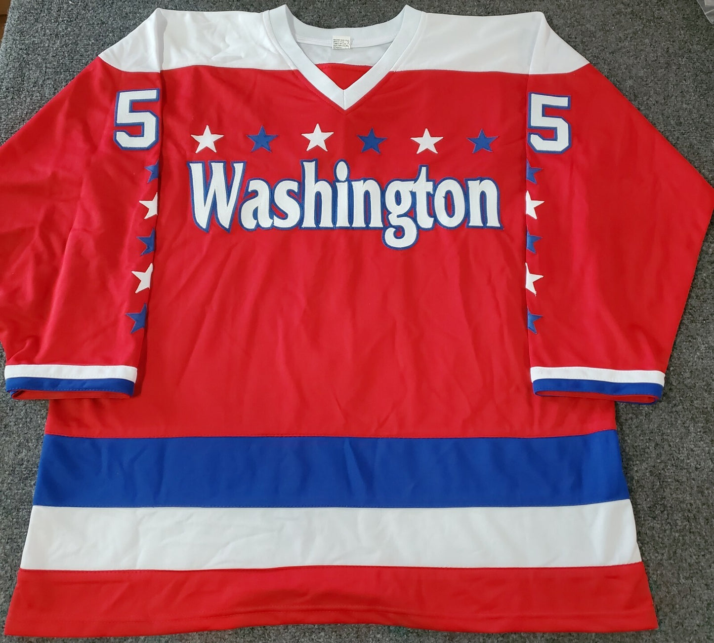 Washington Capitals Sergei Gonchar Autographed Signed Jersey Beckett Coa