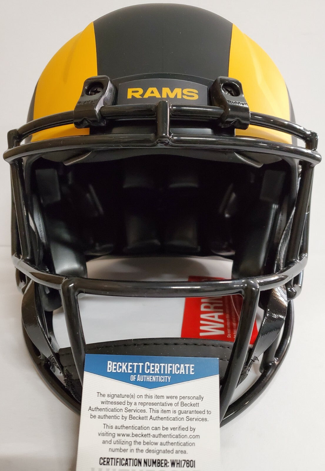 La Rams Cam Akers Signed Full Size Authentic Eclipse Helmet Beckett Coa