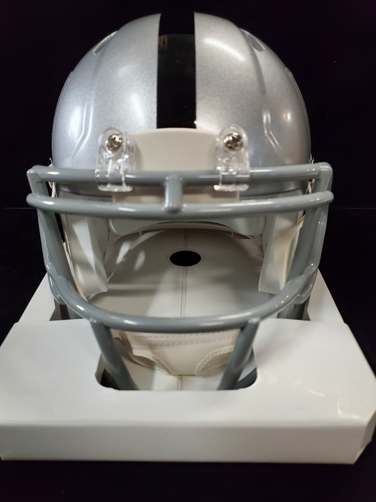 Las Vegas Raiders Kenyan Drake Autographed Signed Speed Mini Helmet Bas Holo