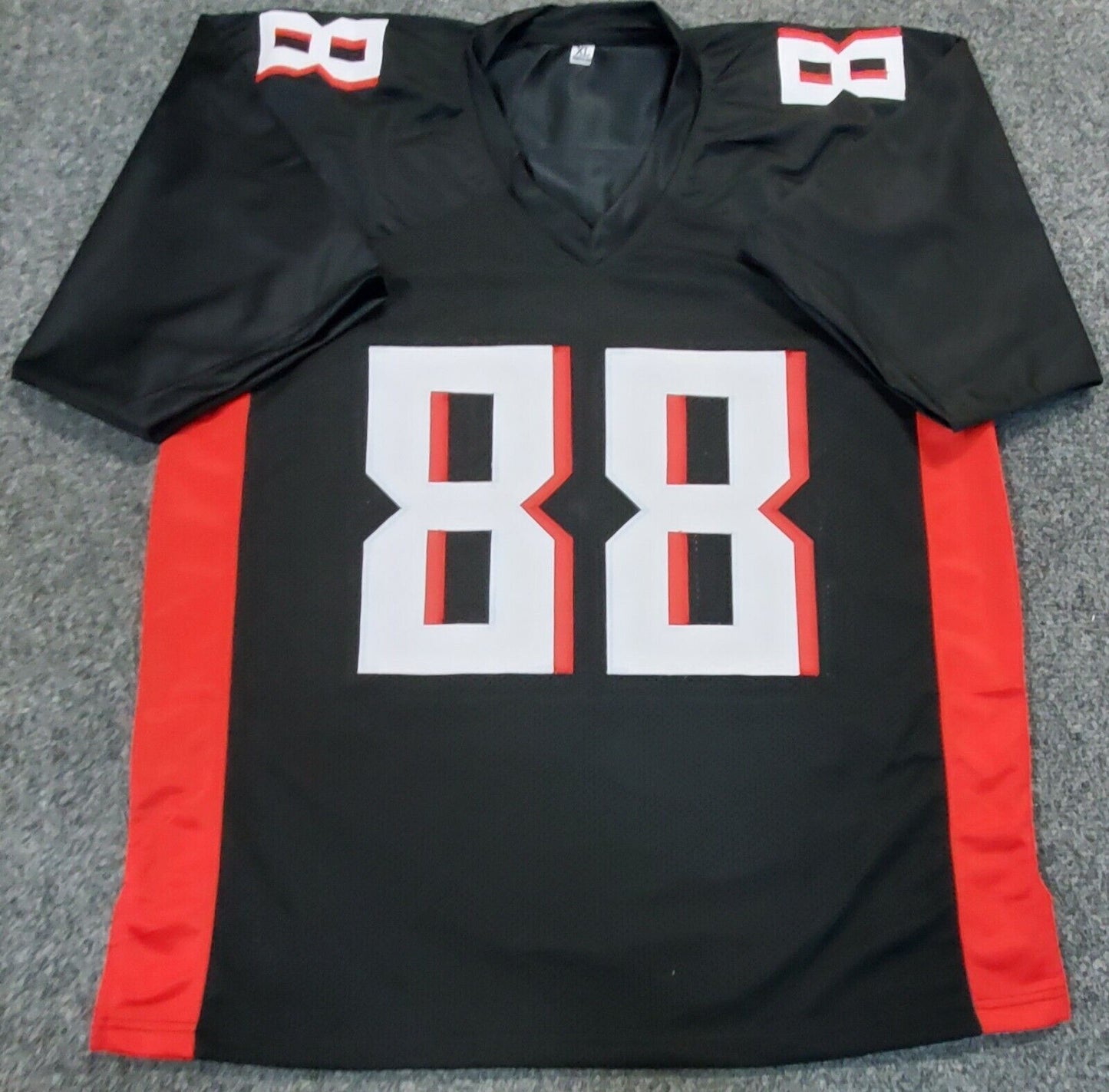 MVP Authentics Atlanta Falcons Frank Darby Autographed Signed Jersey Jsa Coa 98.10 sports jersey framing , jersey framing