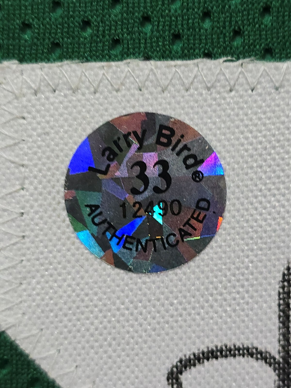 Framed Boston Celtics Larry Bird Autographed Signed Jersey Larry Bird Holo
