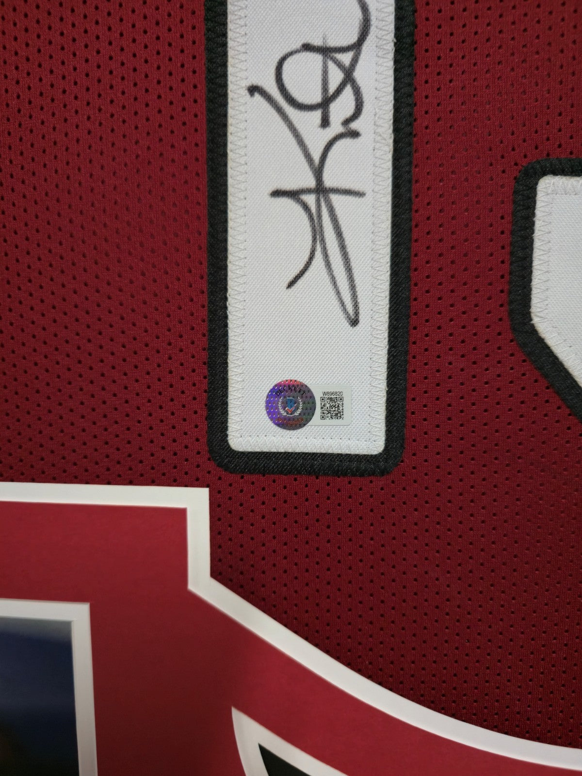 Framed Kurt Warner Autographed Signed Arizona Cardinals Jersey Beckett Holo