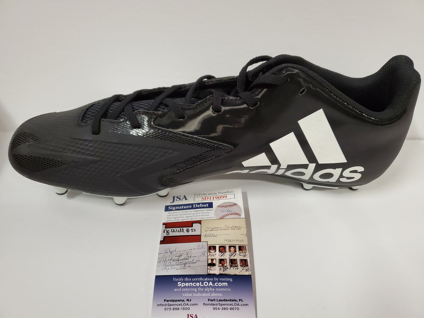 Javian Hawkins Autographed Signed Adidas Cleat Jsa Coa