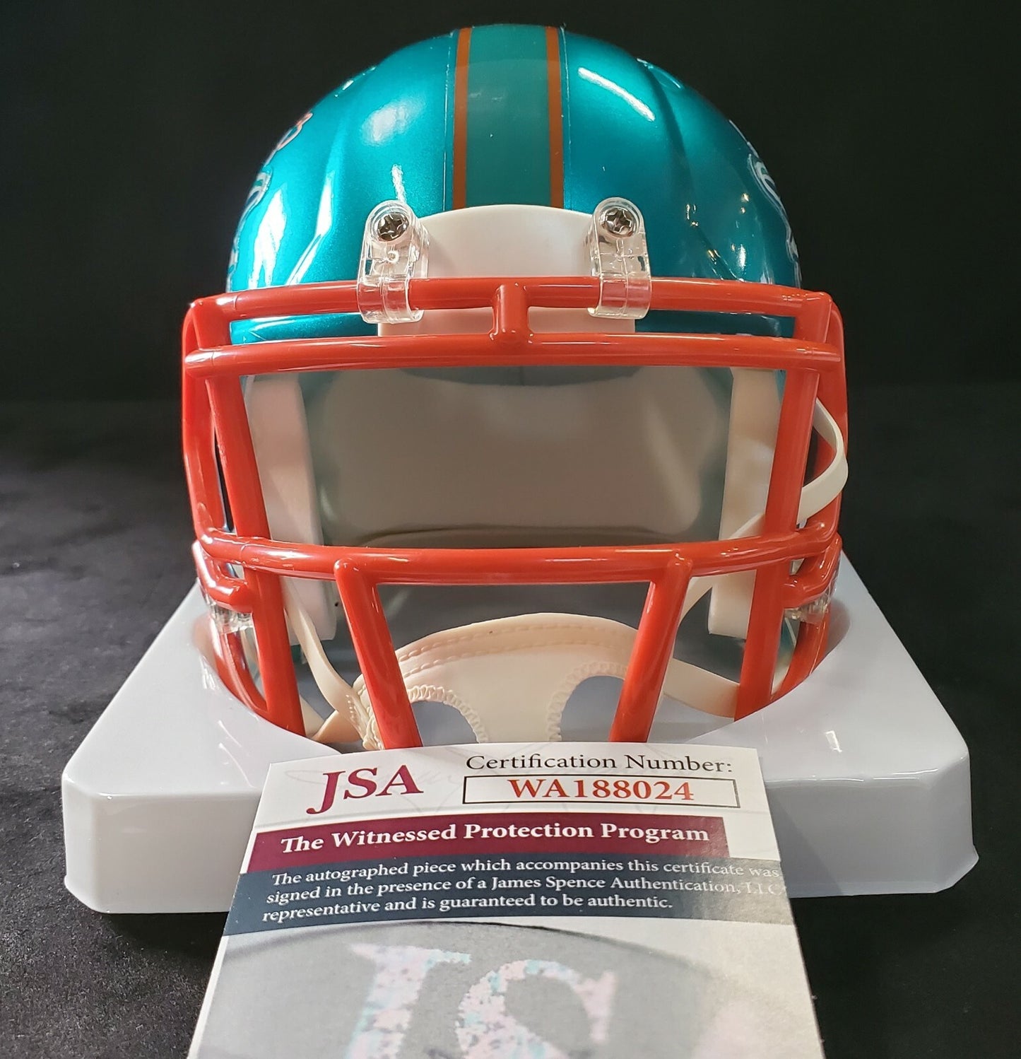 Patrick Surtain Autographed Signed Miami Dolphins Flash Mini Helmet Jsa Coa