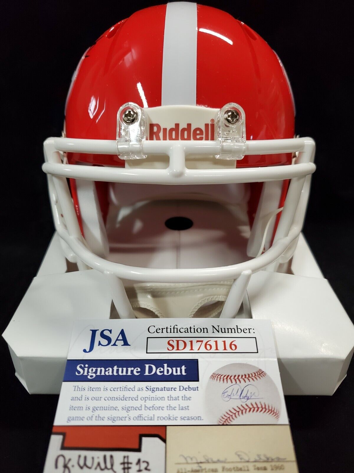 MVP Authentics Georgia Bulldogs Nolan Smith Jr Autographed Signed Mini Helmet Jsa Coa 90 sports jersey framing , jersey framing