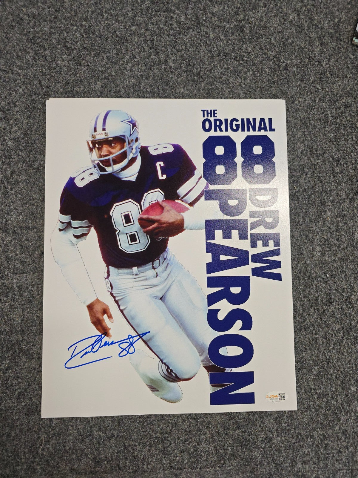 Dallas Cowboys Drew Pearson Autographed Signed Inscribed 11X14 Photo Jsa Coa