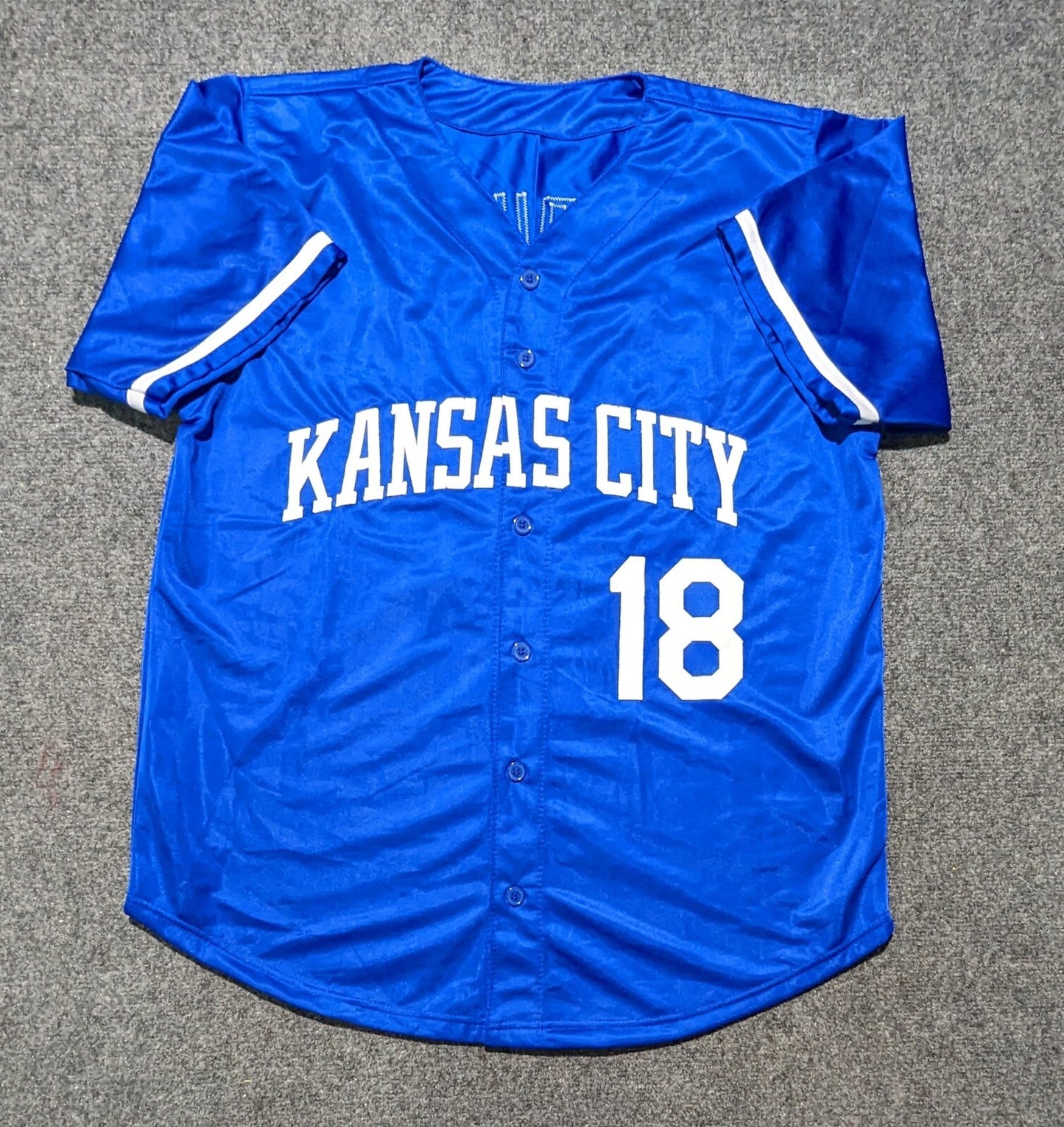Kansas City Royals Bret Saberhagen Autographed Signed Custom Jersey Jsa Coa